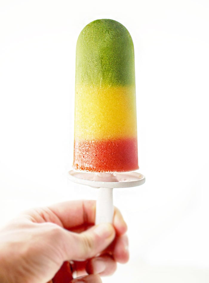 How to Make Healthy Layered Popsicles with Fruits & Veggies