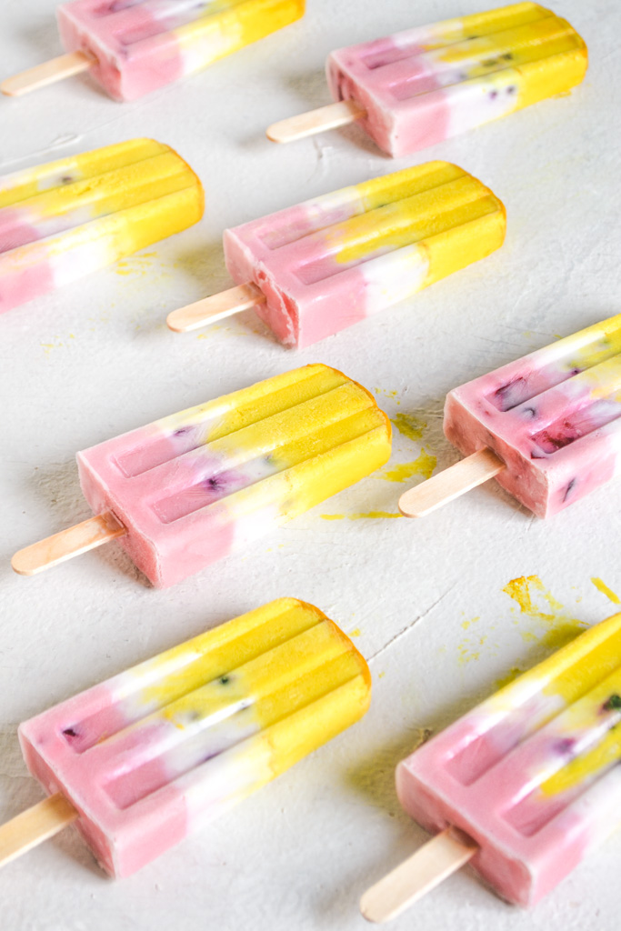 Medal-Inspired Layered Popsicles: Gold, Silver, & Bronze Recipe